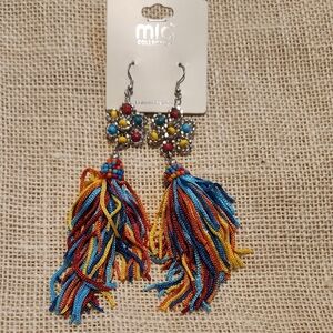 🔥3 For 10🔥 Mia Collection Colorful Beaded Tassel Earrings